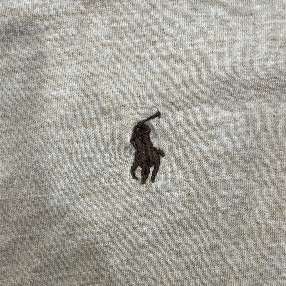 Ralph Lauren Heathered Beige Short Sleeve Tee - Picture 3 of 6